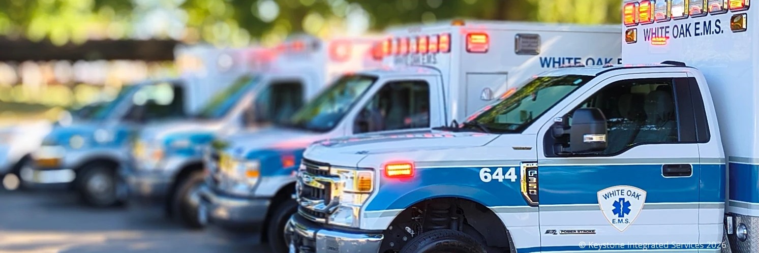 White Oak EMS ambulances ready to serve the community
